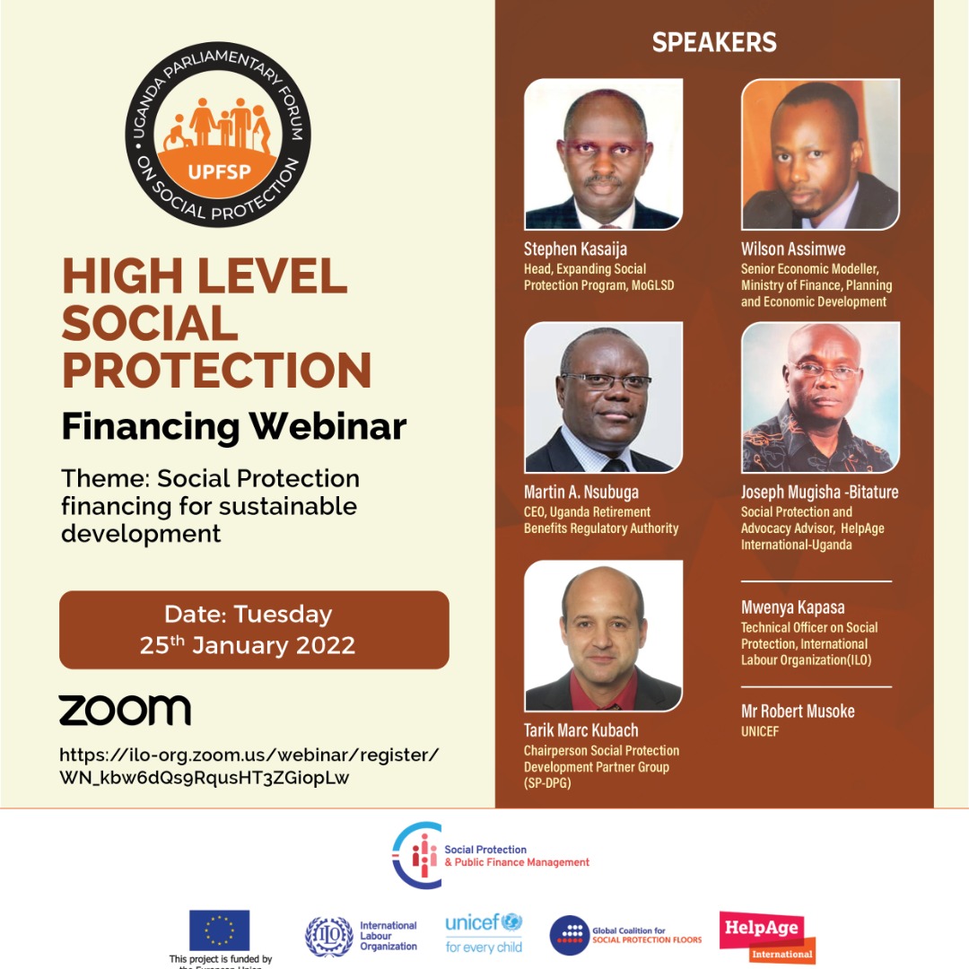 The #SocialProtectionUg financing is also intended to introduce UPFSP’s views on Social Protection financing and how to effectively ensure that it is inclusive while boosting coverage. <a href="/urbra_ceo/">URBRA Chief Executive Officer</a> <a href="/GovUganda/">Government of Uganda</a> <a href="/Mglsd_UG/">Ministry of Gender, Labour and Social Development</a> @JournalESP @sp_innovations1 <a href="/IrlEmbUganda/">Ireland in Uganda</a>