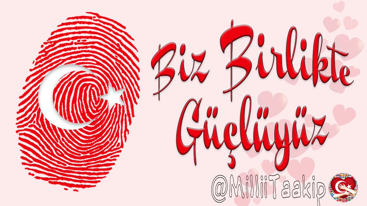 Milli hesaplarımızın güçlenmesi için; Cumhurbaşkanımızın talimatıyla başlayan, #MilliHesaplarYanyana çalışmasını destekliyoruz; 🇹🇷R🇹🇷E🇹🇷T🇹🇷E🇹🇷W🇹🇷E🇹🇷E🇹🇷T 🇹🇷Yapıyoruz, 🇹🇷CEVAP yazıyoruz, 🇹🇷BEĞENiYORUZ.. 🇹🇷#Takip ediyoruz.. 🇹🇷#TakibeGeriTakip yapıyoruz.. 🇹🇷#BizBirlikteDahaGüçlüyüz