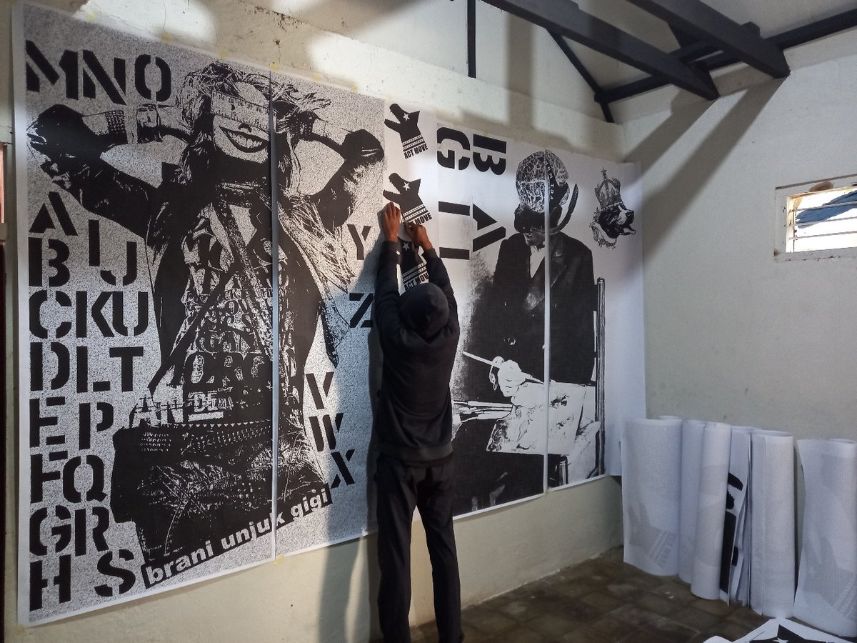 act_move's tweet image. Brani unjuk gigi #wheatpasteart  #NFTProject  #NFTCommmunity