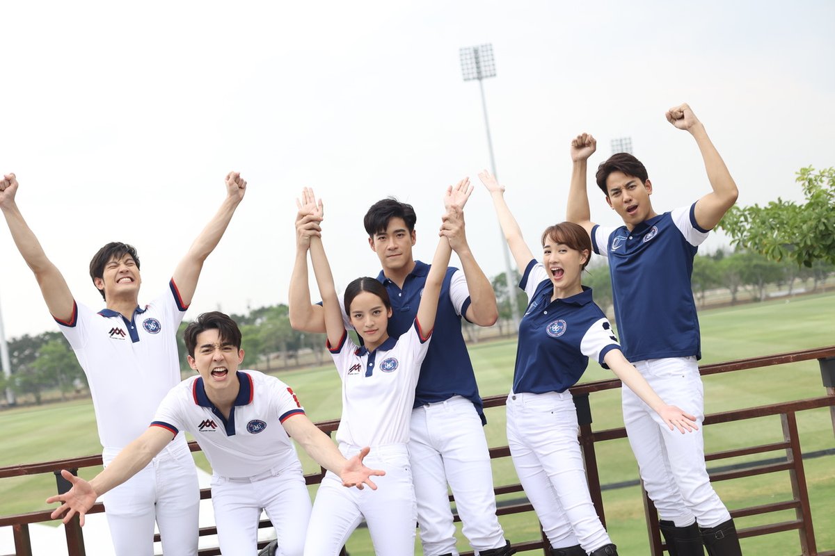 newsplusTH's tweet photo. “เกมปรารถนา” ฉากเปิดสุดปัง..จับทัพนักแสดงแข่งเกมกีฬาโปโลสุดท้าทาย!! https://t.co/XiP30ue74B #newsplusTH #เกมปรารถนา https://t.co/V2YfUqRefE