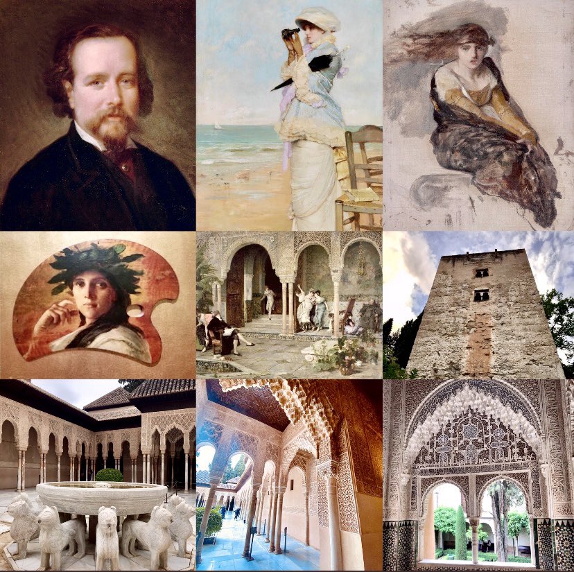 amparosolerd's tweet photo. 👇🏻👇🏻👇🏻🧐 hoy es un buen día para recordar a Vicente Palmaroli González 🎨 ✨😇💫 en su aniversario. Un pintor romántico que evolucionó hacia la pintura costumbrista. La Alhambra forma parte de su legado con una de sus obras: Al escondite. #VicentePalmaroli https://t.co/lctoJwv9aN