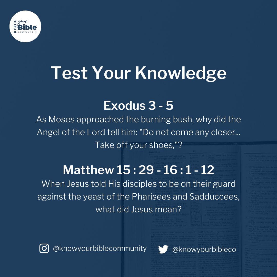 Know Your Bible Community (@Knowyourbibleco) / Twitter
