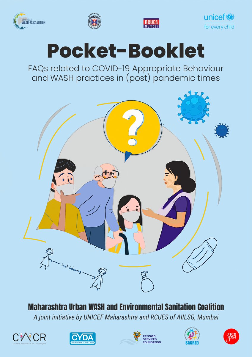 Maha_WASH_C's tweet photo. 📗Out now! With reopening of #schools in #Maharashtra, we're happy to share this #pocketbooklet on good #WASH &amp; #CAB practices. Through illustrations &amp; storytelling, it captures #IPC strategies for vulnerable groups.

https://t.co/41InSOM2u0

@RCUESMumbai @UNICEFIndia Maharashtra https://t.co/Ar0z13Y36X