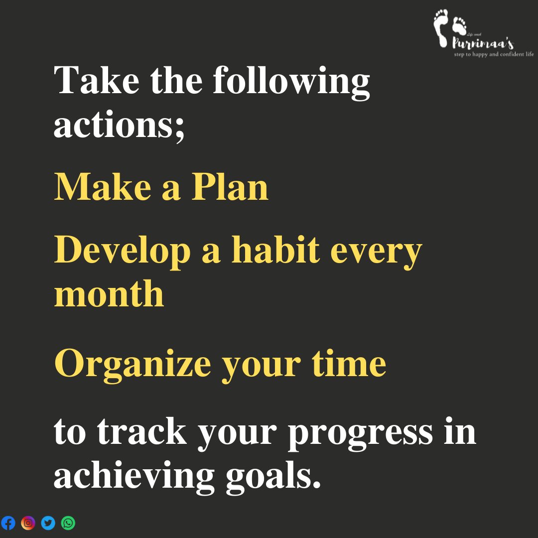 Purnima_coach's tweet photo. To know how to track your goals, look into our blog at
https://t.co/WejMRTExVq
.
#howtotrackgoals #makeplan #develophabits #organizetime #Levelup #achievegoals #lifecoach #purnimaalifecoach https://t.co/9p6kMepNeG
