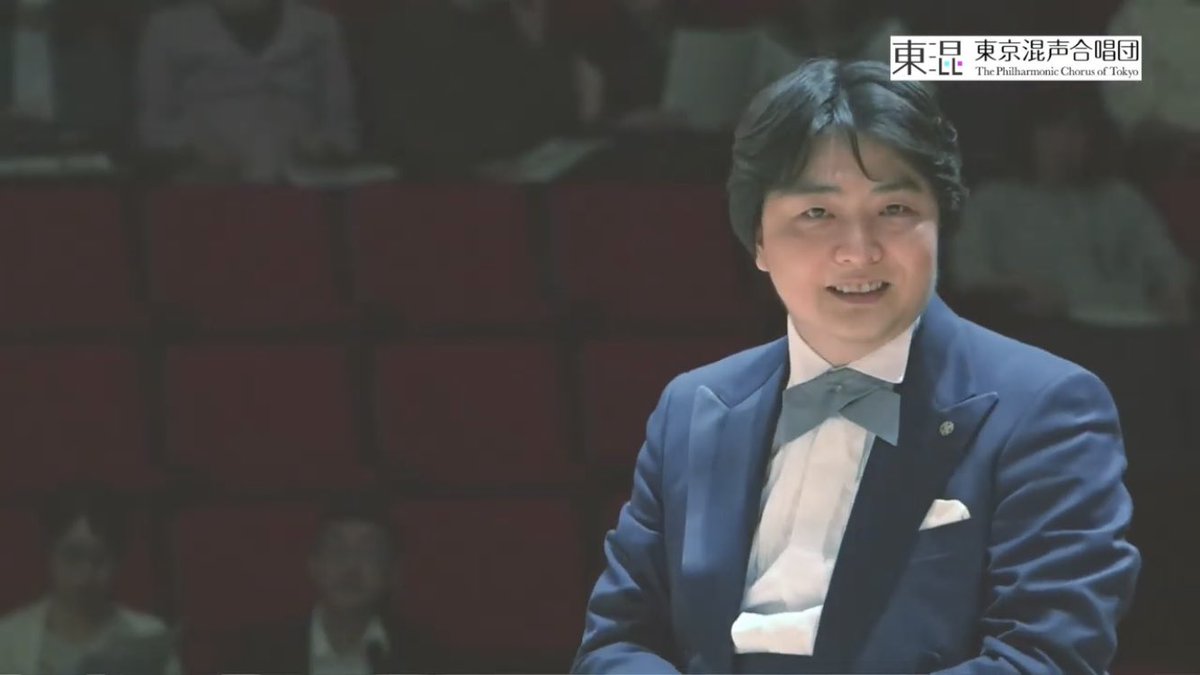 TokyoKonsei's tweet photo. 本日のYouTubeおすすめ動画

1番の人気動画😊
第86回NHK全国学校音楽コンクール（2019年）中学校の部課題曲『君の隣にいたいから』

見て聴いて明るい気持ちになってください🥰🎶そしてカメラ目線のマエストロヤマカズを見つけてください😆

https://t.co/zdORqdL0P6 https://t.co/HGr97g16z0