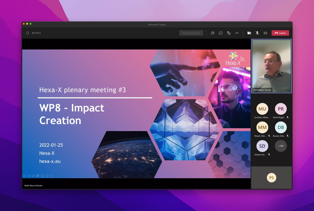 WP8 Leader <a href="/MauroBoldi72/">Mauro Boldi</a>  summarises the current status of Impact Creation #HexaX #6G <a href="/5GPPP/">5GPPP</a>