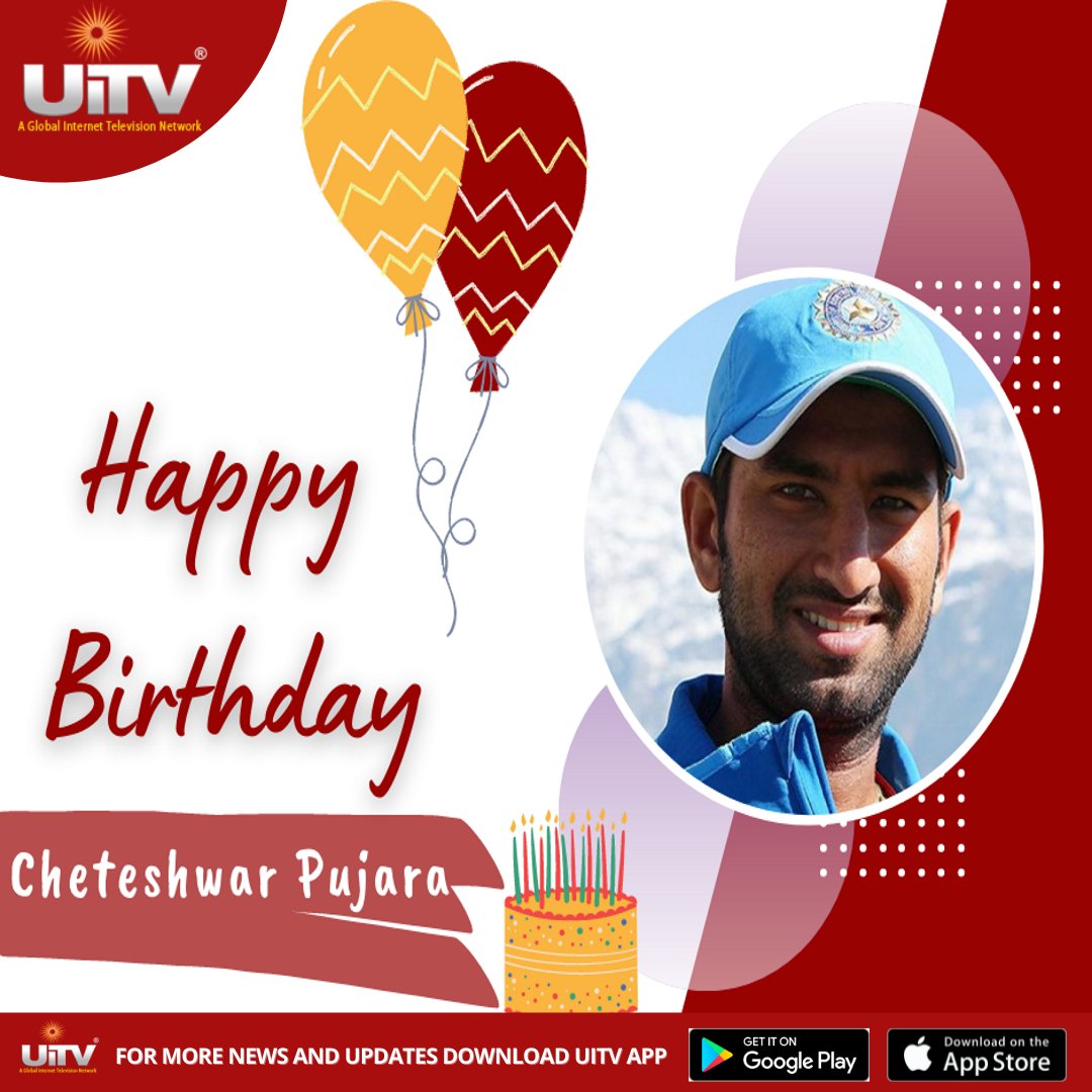 Happy birthday, Cheteshwar Pujara    