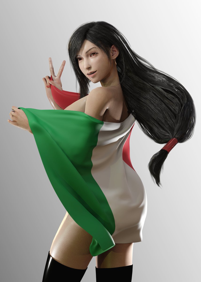 Tifa miss Italy 2022 lol
Rendered in Blender Cycles
#FF7Remake #FF7 #TifaLockhart #Italy