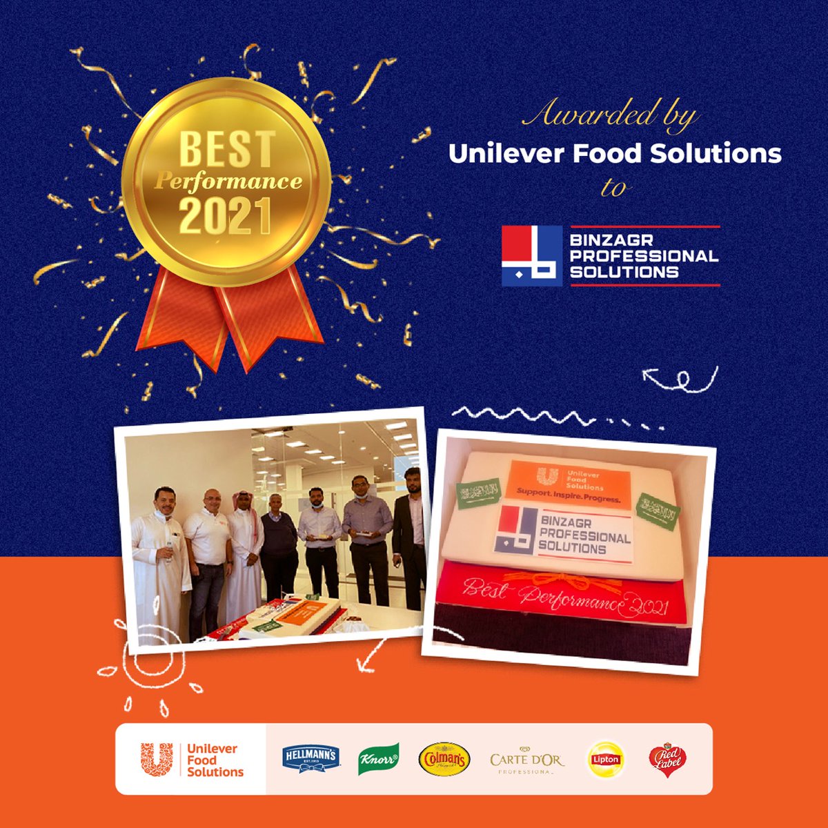 BinzagrSolution's tweet photo. بن زقر للحلول الإحترافية تحقق أفضل أداء كموزع لخدمات الأطعمة
  لـ UFS 
لعام 2021
 في المملكة العربية السعودية.

#BinzagrProfessionalSolutions https://t.co/ElB1M3Yfjp