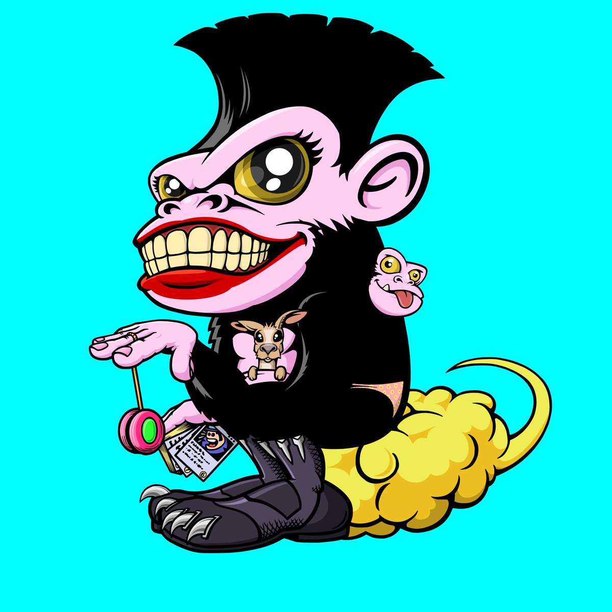 We know at crypto the market gets unstable &amp; due to these rocky, unfavourable market conditions many of us panic but we must remember trading life is like a Yoyo 🪀 It'll go down but if you play it right, it always comes back up again!

#GrumpyMunky #NFTs #cryptocrash #NFTPack