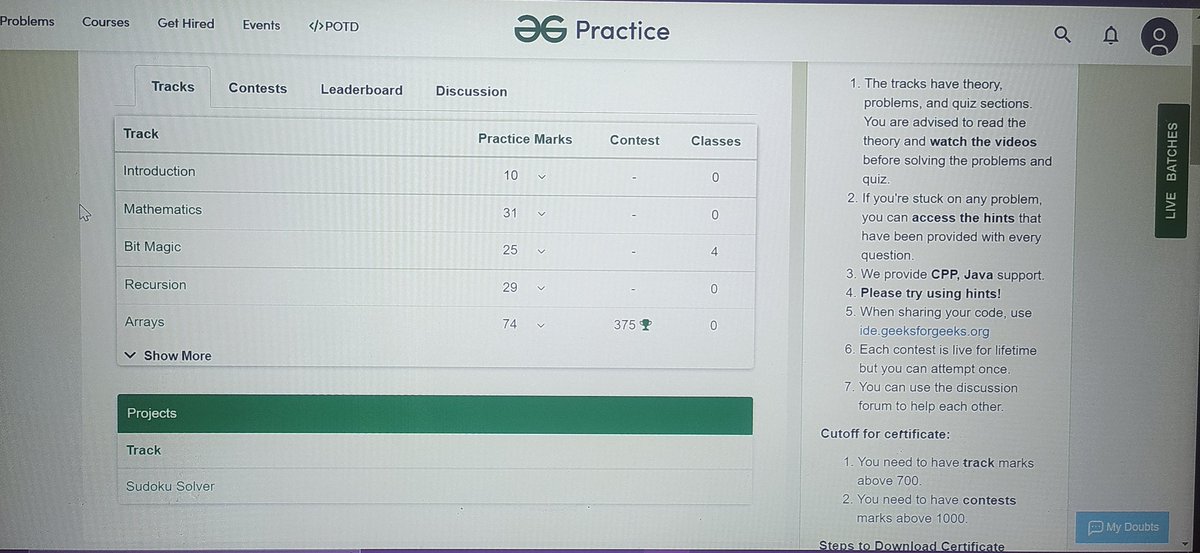21DaysOfCoding's tweet image. Starting Today with GFGs Self Paced Course's Bit Wise Section. Todays target will be to complete Bit Wise Operations and Take a look at React Project. I also have Operating System Class today.
#100DaysOfCode #CodeNewbies  #60daysofdsa #WebDevelopment #DEVCommunity #techtwitter