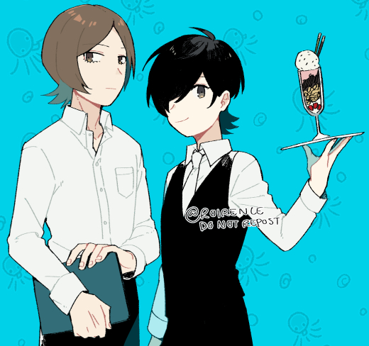 「2boys waiter」 illustration images(Latest)