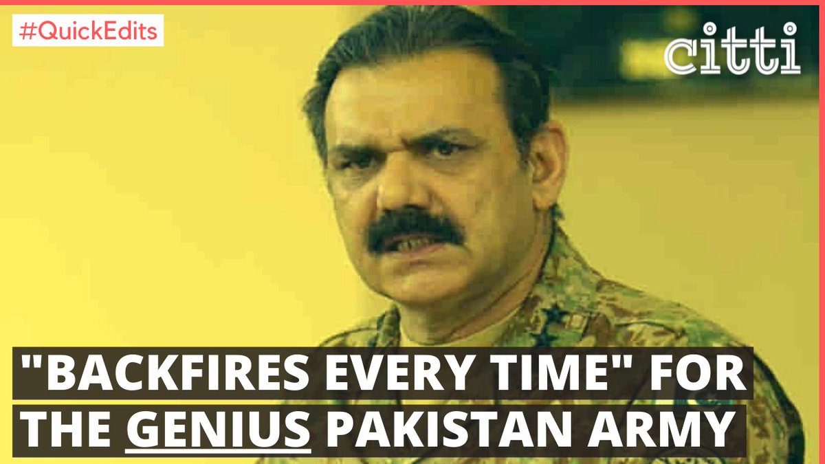 CittiMedia's tweet image. "It backfires every time." Prof. Harsh Pant explains how Pakistan's Army uses Islamists to repress its own civilians - only for that ingenuity to royally boomerang repeatedly | Watch: youtu.be/-M3GIupUe5o

Follow us | citti.net | #FriendlyNeighbour #Genius #TLPc