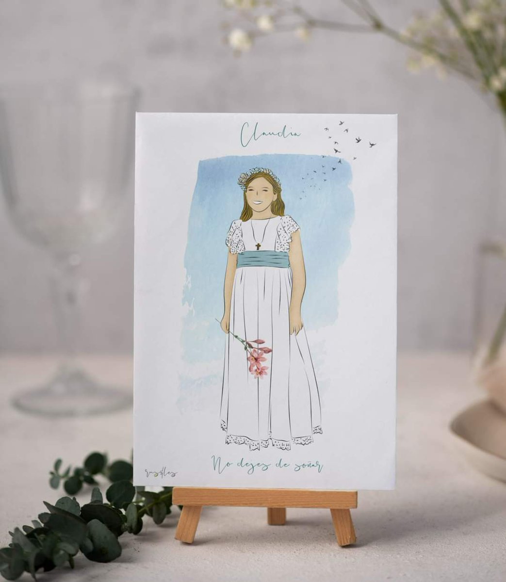 AnaRus_'s tweet photo. "Lo mágico está en lo simple." 

Personaliza ese día mágico 🥰

#comuniones2022 #personalizados #ilustracionespersonalizadas #love #diasespeciales #diasmagicos #primeracomunion #celebraciones #magic https://t.co/GnaNkuxmA0