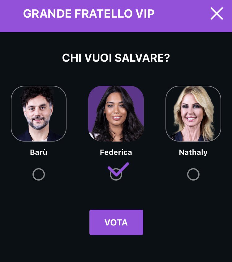 gianfede_'s tweet photo. ✅ #gianfede #federica #GFvip https://t.co/pKWvSnHj6i