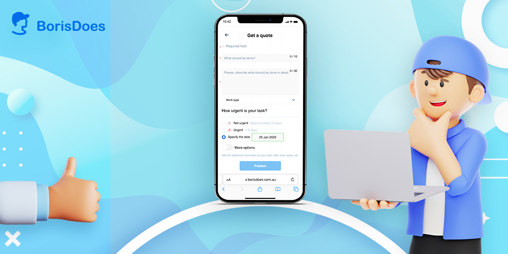 BorisDoes_Au's tweet image. Did you know that requesting a quote on BorisDoes is easy? 
In your BorisDoes profile, click the pink &quot;Get a quote&quot; button. This will take you to a simple form with just 4 fields to complete... (read further in the commentaries below ⬇️) 
#requestquote #getafreelancequote