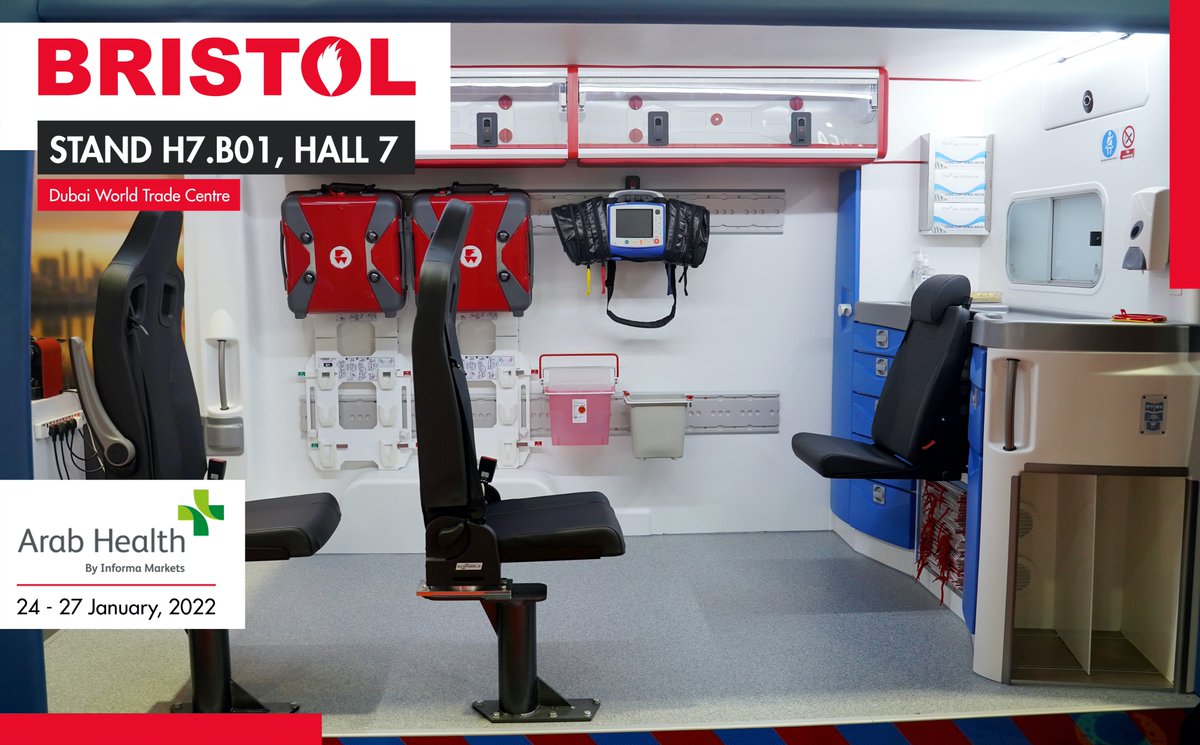 BristolFireEng's tweet photo. Don’t forget to visit our #ArabHealth2022 stand to explore one of the most prominent and specialized ambulance vehicles.

#BristolVMD #vehicles #manufacturing #ambulance #healthcare #ArabHealth #Dubai #UAE https://t.co/E1CME7XGmQ