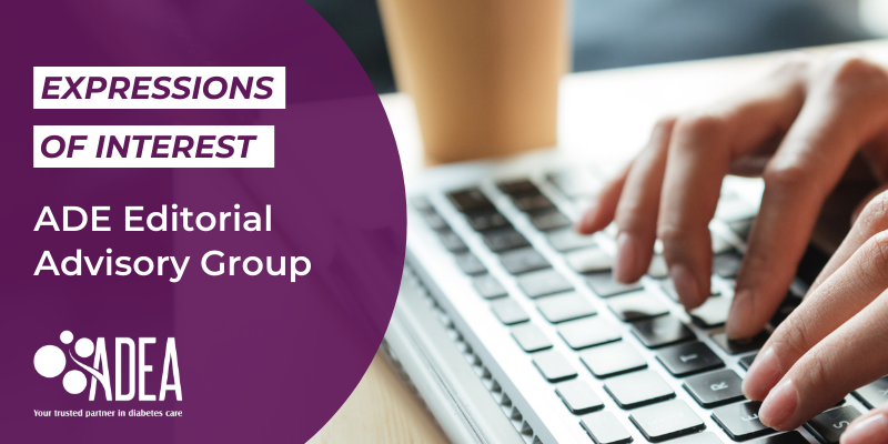 🔔ADEA is seeking EOI for two new members to join the ADE (Australian Diabetes Educator) Editorial Advisory Group. 

You can learn more about the criteria and benefits here: surveymonkey.com/r/FTVJ69T