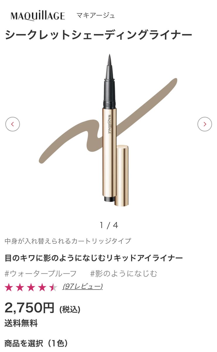ポイント10倍 マキアージュ シークレットシェーディングライナー カートリッジ 最新作の