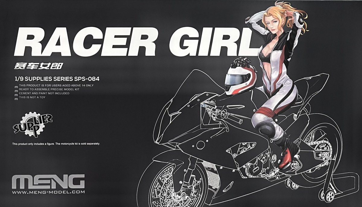 Meng Model : SPS-084

Racer Girl 1/9

Brand new product 😊