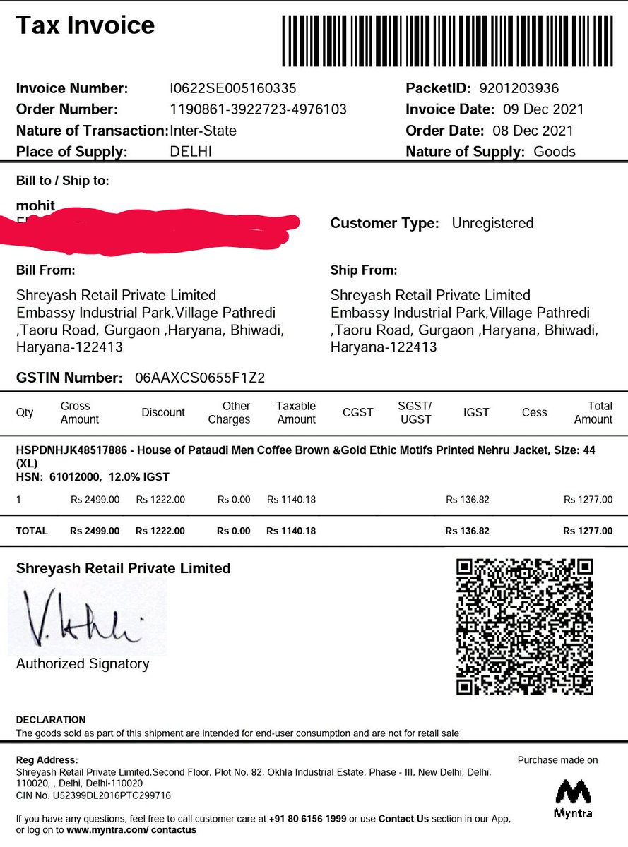 solanaa349's tweet photo. @myntra @MyntraSupport I have a issue pending with #Myntra from more than 40 days now. Product was damaged at the time of receiving,hence returned and Myntra reject the product in quality check which was returned due to damage. Now I do not have the product, nor money refunded. https://t.co/o9lHPKHdQM