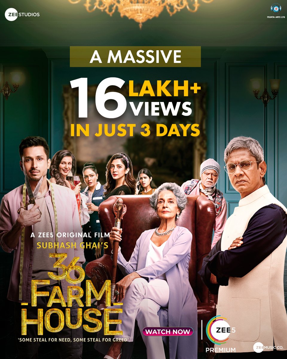 clocking in the views and how! 😍
watch #36Farmhouse only on #ZEE5.