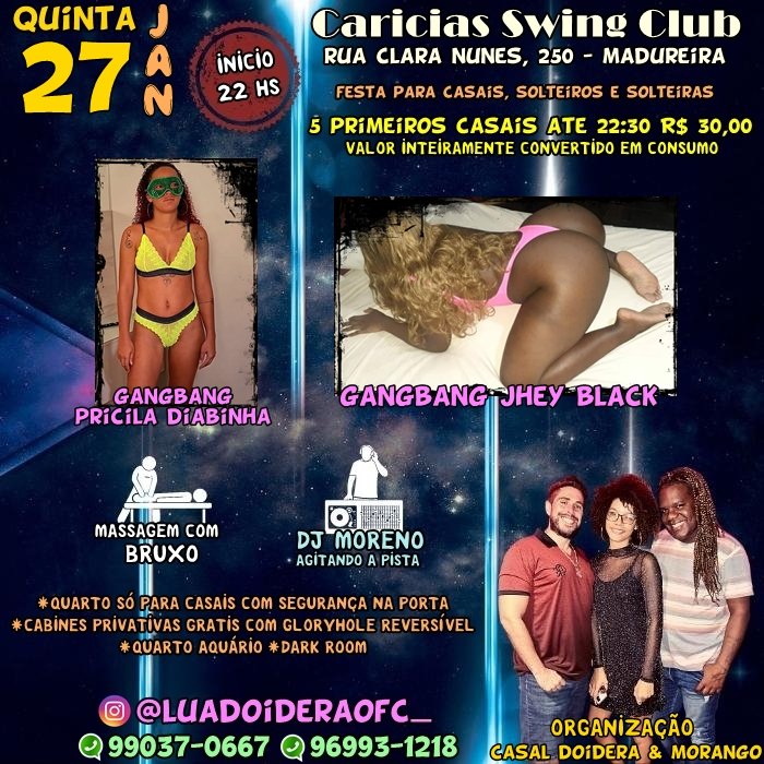 MorangoDoideir2's tweet photo. Quinta feira tem doideira party vs menage no carícias swing clube em Madureira https://t.co/iDYceJEdHX