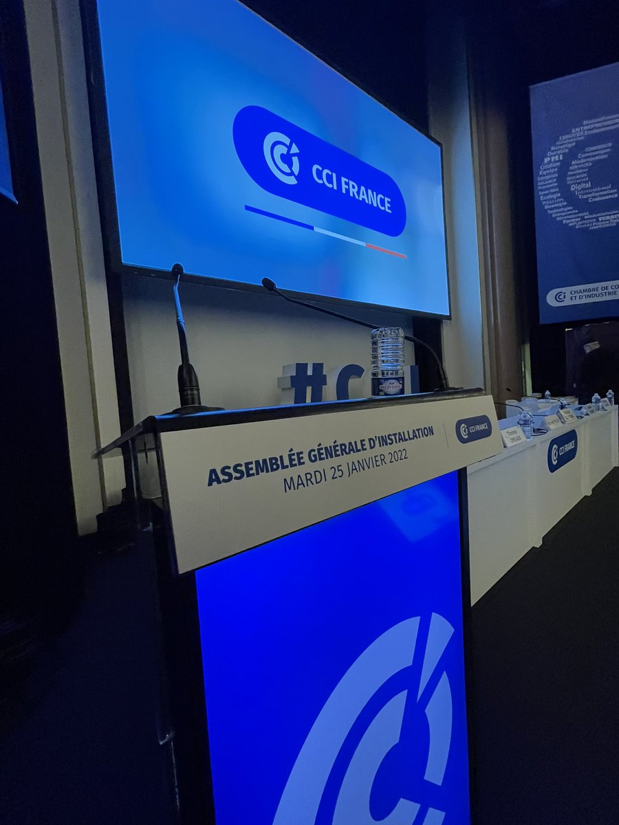 🔵 Les #CCI se réunissent aujourd’hui pour l’Assemblée Générale de <a href="/ccifrance/">CCI France 🇫🇷🇪🇺</a> . Au programme : l’élection du nouveau président.
