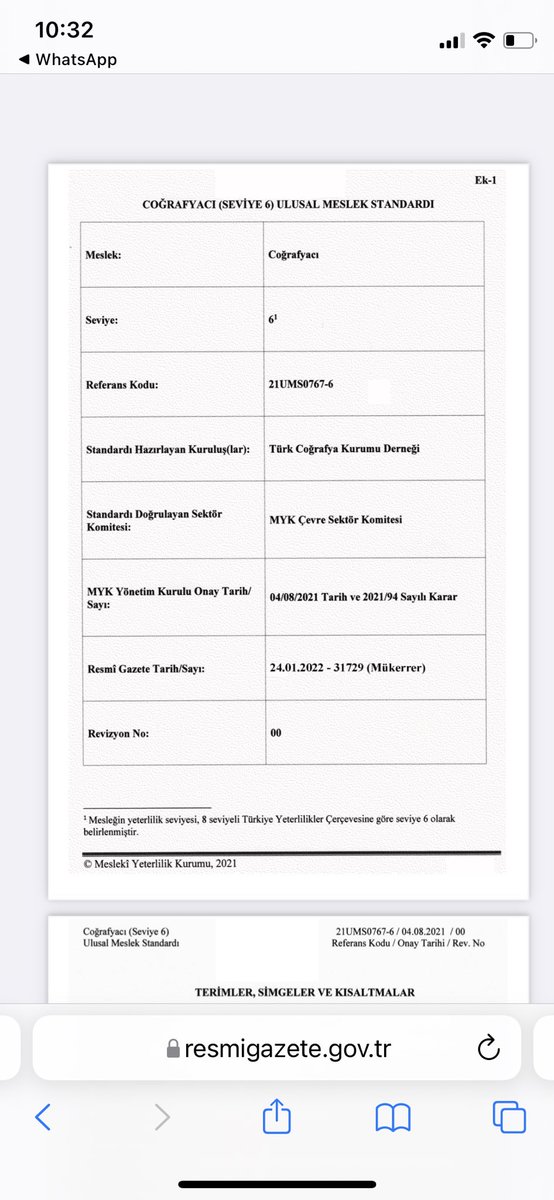 COĞRAFYACILAR MÜJDE…Coğrafyacı mesleği, RESMİ GAZETE'de yayinlanmistir. Hepimize kutlu olsun. 🍀