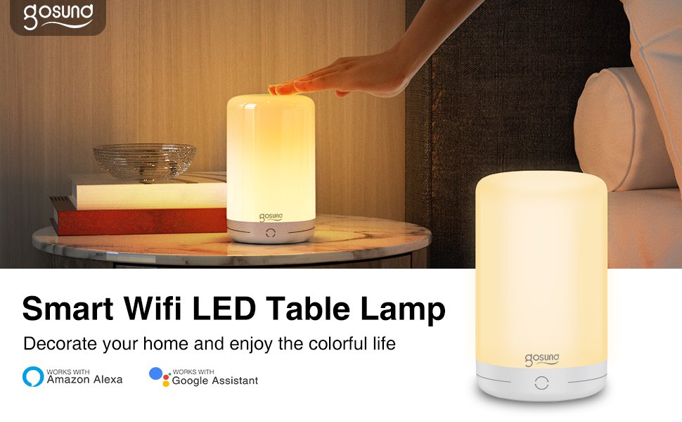 konnectbyte's tweet image. The Great Smart Wifi LED Table Lamp. Grab your self this to enjoy great lighting