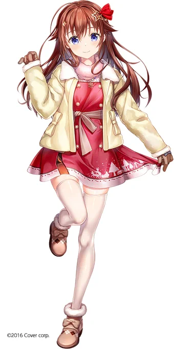 ときのそらちゃんの
もこもこ冬コーデ☆ #soraArt 