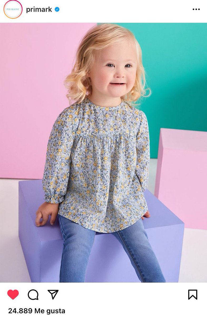 Nachetemartin's tweet photo. Gracias @Primark por visualizar la diferencia, la belleza y la realidad  #inclusion https://t.co/byIJUgNsRx