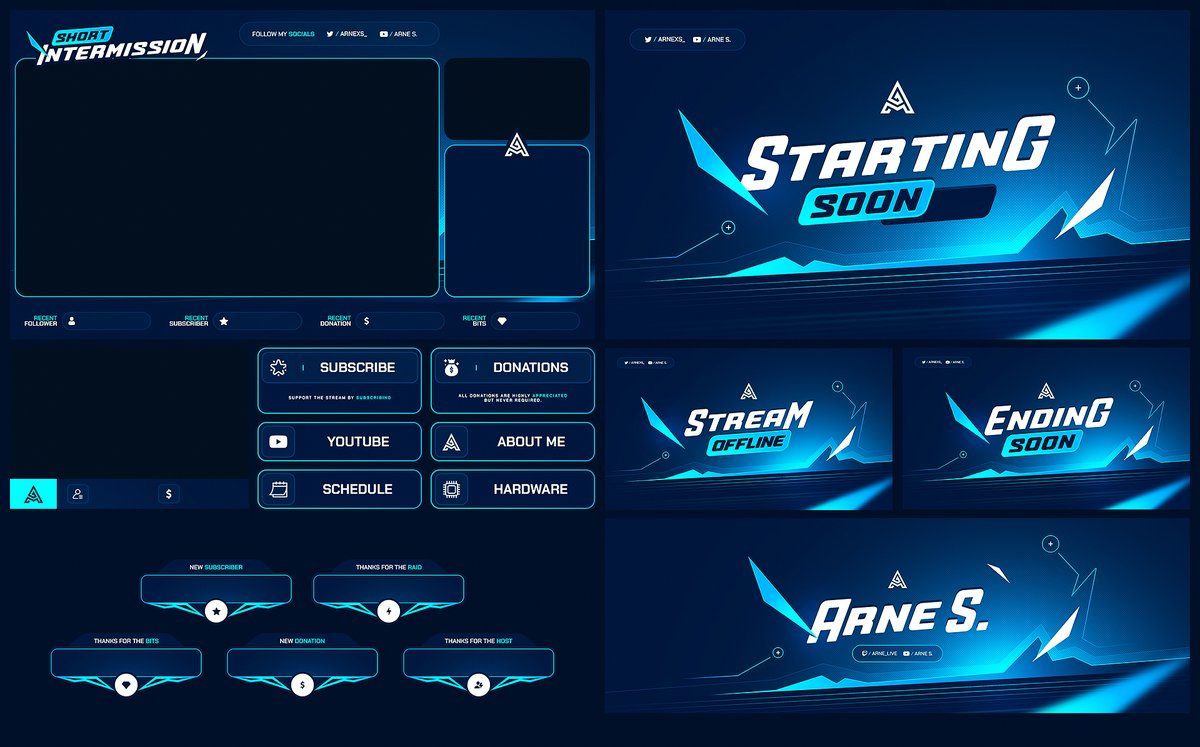 Stream package for Arne
Commissions are open 📩

HD: behance.net/gallery/709052…