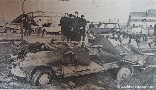 Il y a 51 ans, le 25 janvier 1971, une puissante #tornade frappait la #Rochelle, faisant un mort, détruisant des toitures et projetant des voitures à distance. Le dossier dédié à cet événement a été récemment actualisé et complété. A découvrir ici : 