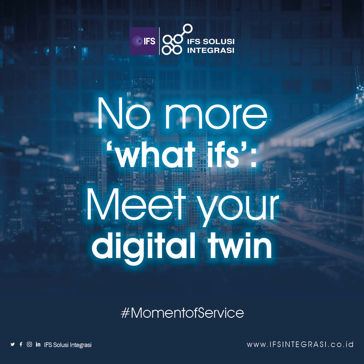 ISIntegrasi's tweet photo. When the real world, meets the digital world.
A digital twin is a virtual representation of a physical asset.
#Mometnofservice #ISIntegrasi #Digitaltwins https://t.co/szlrxJqna8