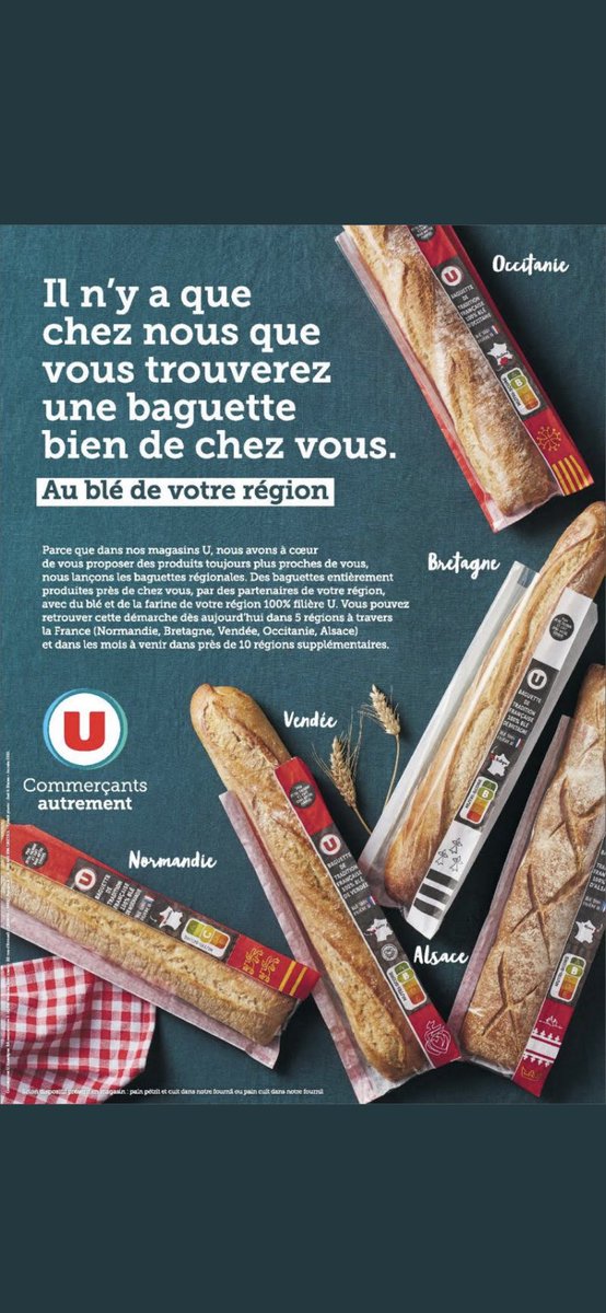 Voilà notre vision de la bonne baguette 🥖😉
SUPER U <a href="/pipriac/">SUPER U Pipriac</a> 
@ULesCommercants
