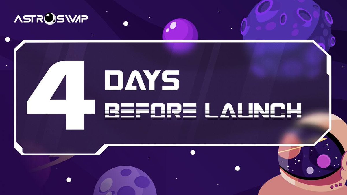 AstroSwapApp's tweet photo. Mission Control: "Launch protocols initiated... AstroSwap and the Cardano Mission are ready for take off &amp; take over!"

- To boldly go where no DEX has gone before!
🚀🚀🚀🚀 https://t.co/7fykVNzBMJ