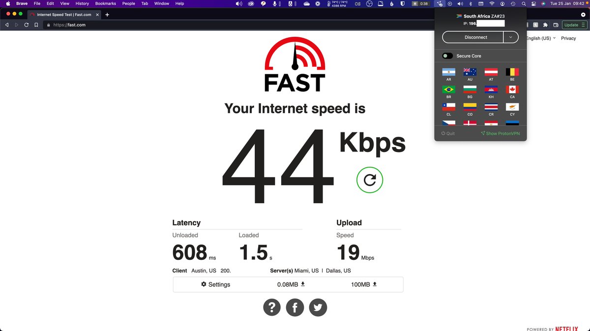 timmee's tweet photo. hey .@ProtonSupport .@ProtonVPN when are you going to fix ZA servers? we've had months of poor service and support shrugs me off with "engineers are looking at it" since 29 Oct 2021 (ticket 322505). We need low latency local servers! https://t.co/kUiMp4boEp