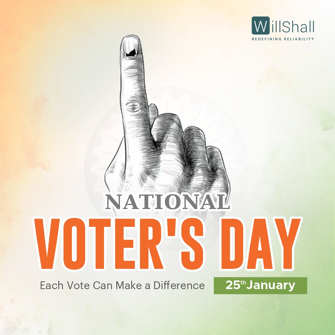 Always exercise your right to vote to create a stronger country.

Happy National Voters' Day to you! 

#willshall #nationalvotersday #NationalVotersDay_2022 #india #voting #vote #election #politics #elections #democracy #votingmatters  #votevotevote #government #bhfyp
