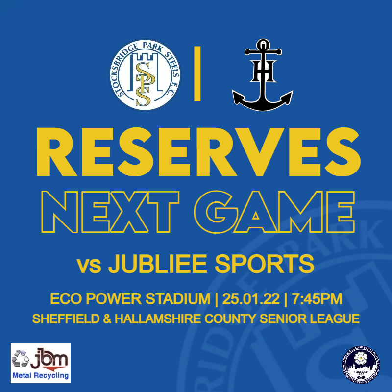 TONIGHT!

There is action at the Eco Power Stadium tonight as the Reserves take on Jubilee Sports!

It's better than spending your Tuesday night at home watching the TV that's for sure!