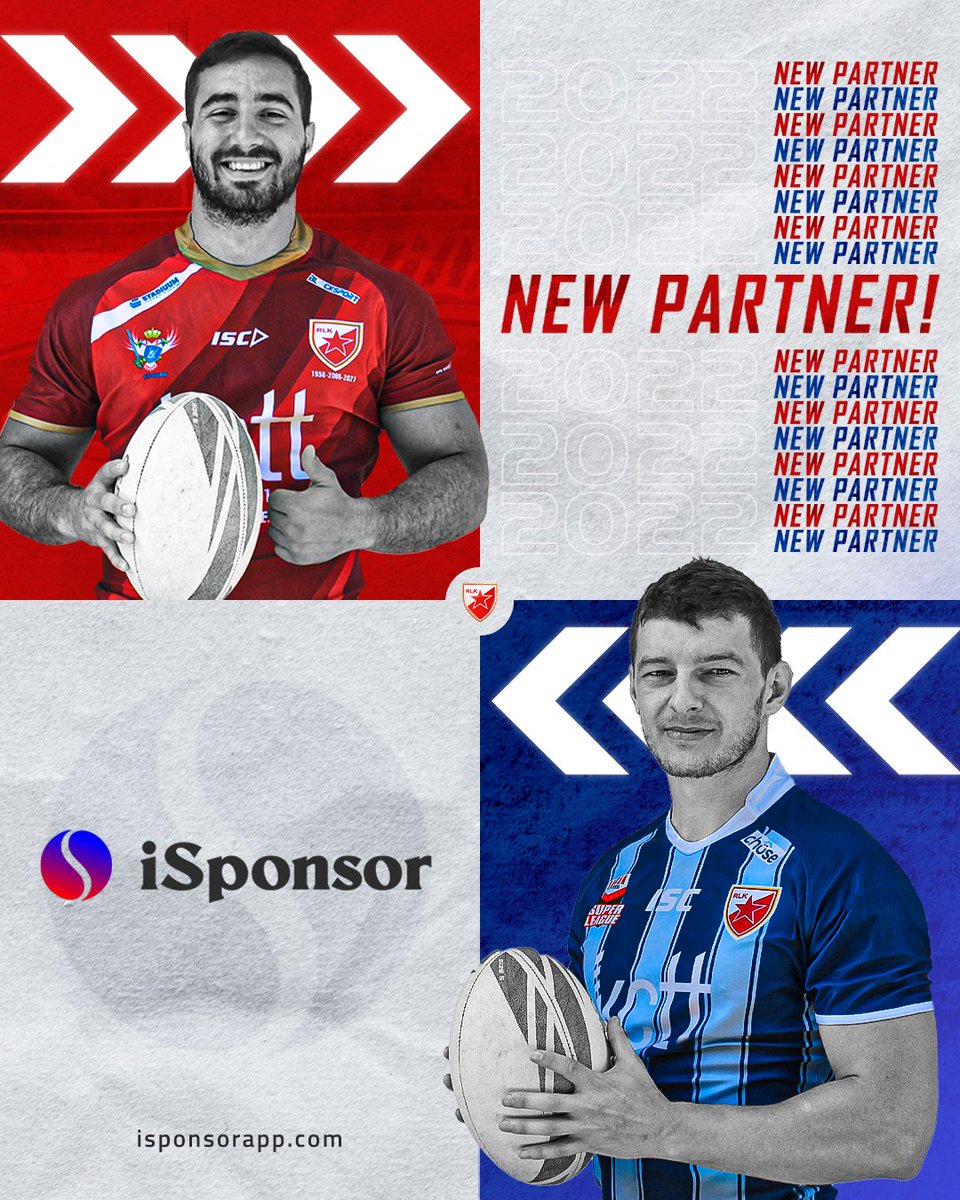 RedStarRL's tweet photo. 🌟 Red Star are pleased to announce a new partnership with the fantastic 𝐢𝐒𝐩𝐨𝐧𝐬𝐨𝐫 Australia!
#iSponsor #RedStarBelgrade #Partnership https://t.co/kEsvPl7SNU