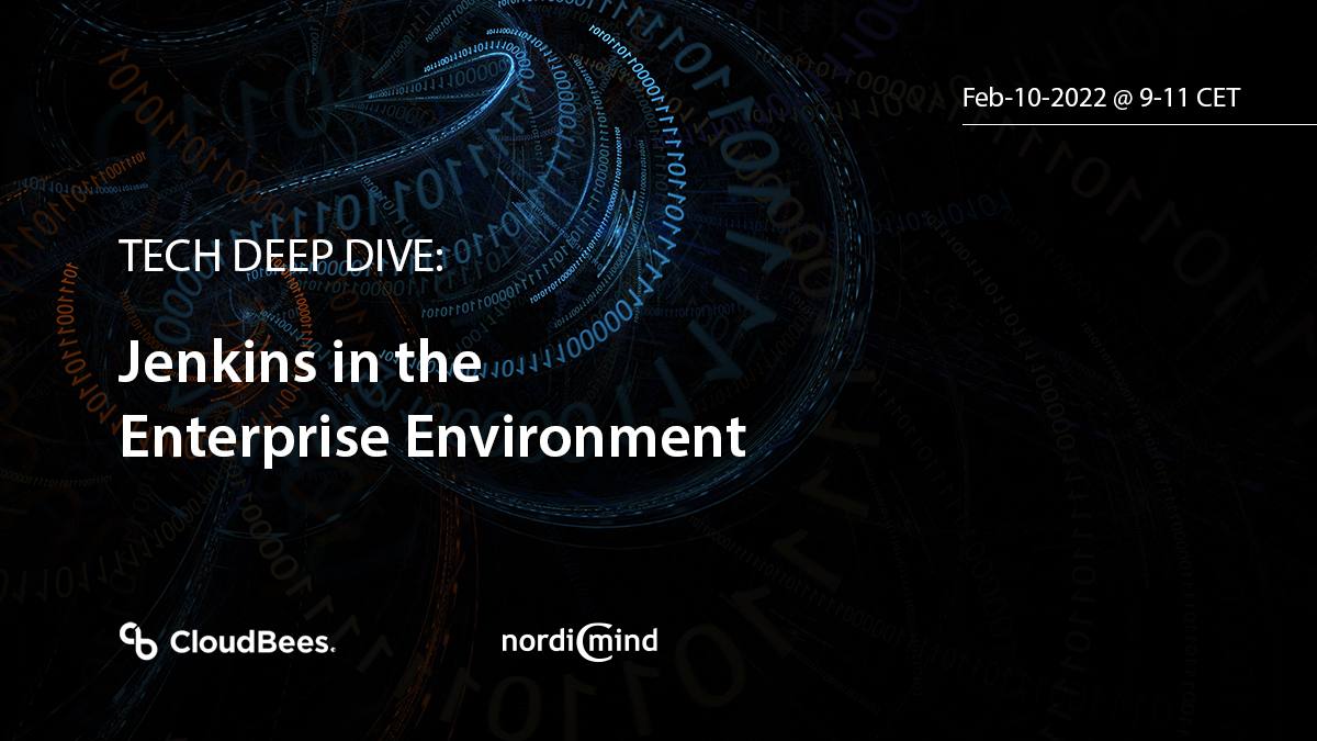 Want to learn how to manage and easily operate Jenkins at scale? We are partnering with <a href="/Nordicmind/">Nordicmind</a> for a webinar: bit.ly/3AD5B6s