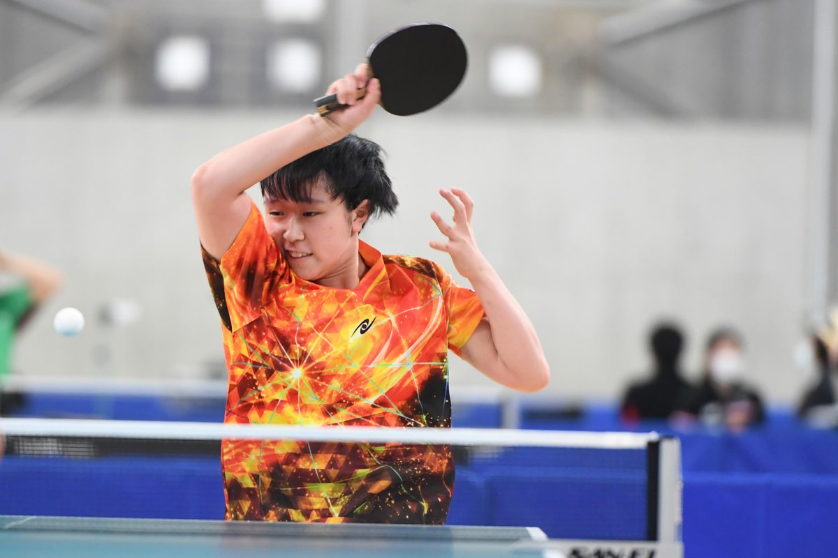 全日本卓球 女子ジュニア3回戦 #鈴木美咲(#山陽学園中)が3回戦を突破