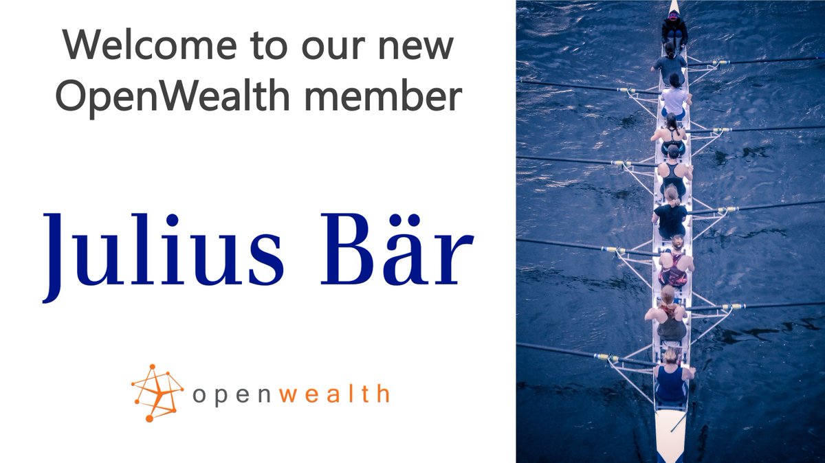 OpenWealth Association (@openwealthapi) on Twitter photo ๐ฃ The #OpenWealth Association is excited to announce its new member <a href="/juliusbaer/">Julius Baer</a> ๐
Read the full press release here:
lnkd.in/g9q_CpmR
#wealthmanagement #openfinance
<a href="/salioth/">Simon Alioth</a> <a href="/sftinno/">SwissFintechInno</a> <a href="/synpulsemc/">Synpulse</a> ๐ฃ The #OpenWealth Association is excited to announce its new member <a href="/juliusbaer/">Julius Baer</a> ๐
Read the full press release here:
lnkd.in/g9q_CpmR
#wealthmanagement #openfinance
<a href="/salioth/">Simon Alioth</a> <a href="/sftinno/">SwissFintechInno</a> <a href="/synpulsemc/">Synpulse</a>