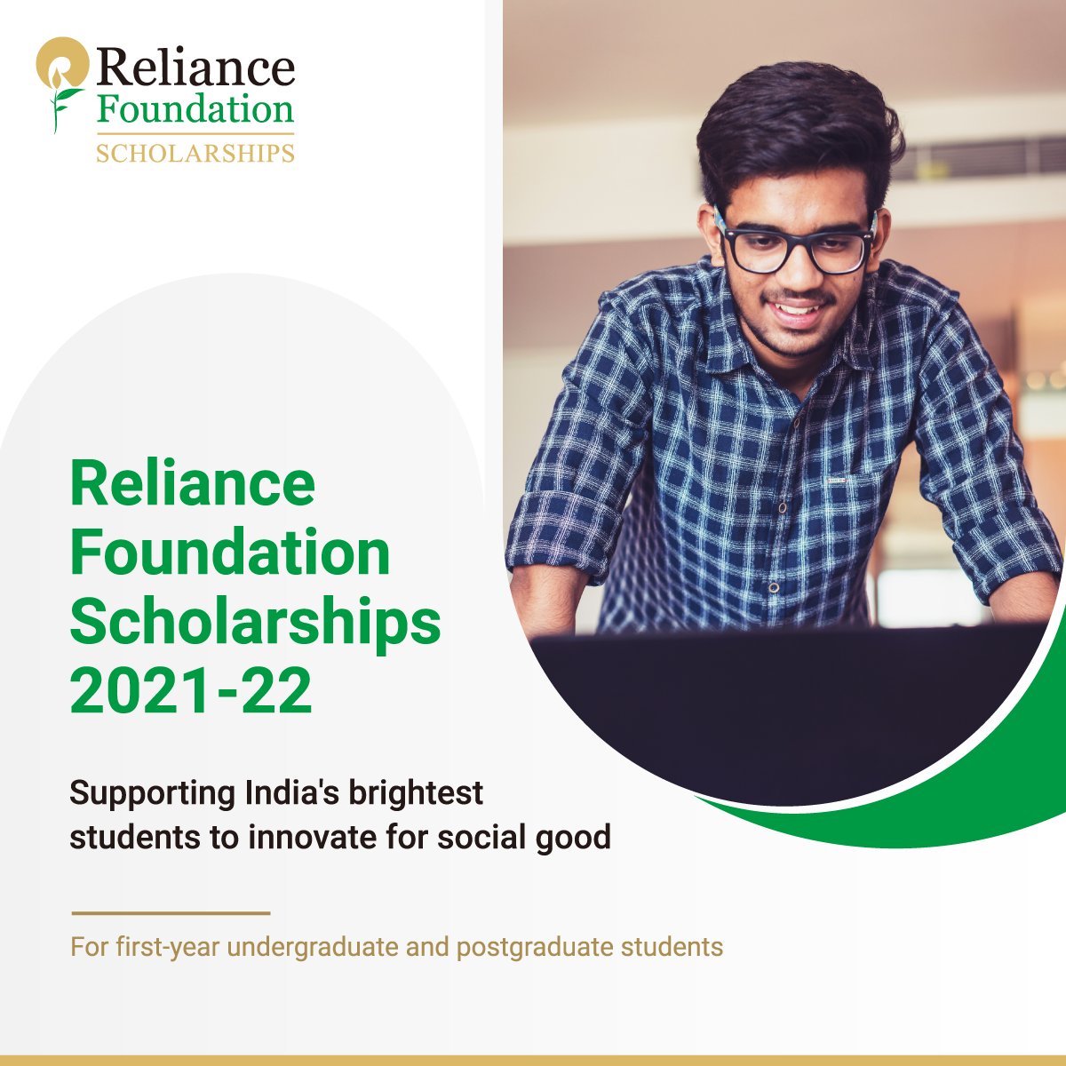 Buddy4Study's tweet photo. Here's an opportunity for first-year UG and PG students! Apply for Reliance Foundation Scholarships 2021-22 now! Selected students will get grant of up to INR 6,00,000 (PG) &amp; INR 4,00,000 (UG) over the duration of their degree. https://t.co/K3X1jbJrJk
#scholarship https://t.co/BTHJ3b1xH4