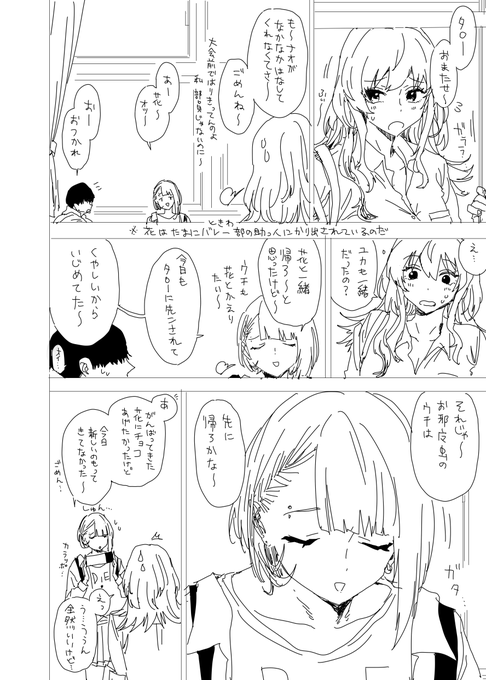 残り描いた。。 