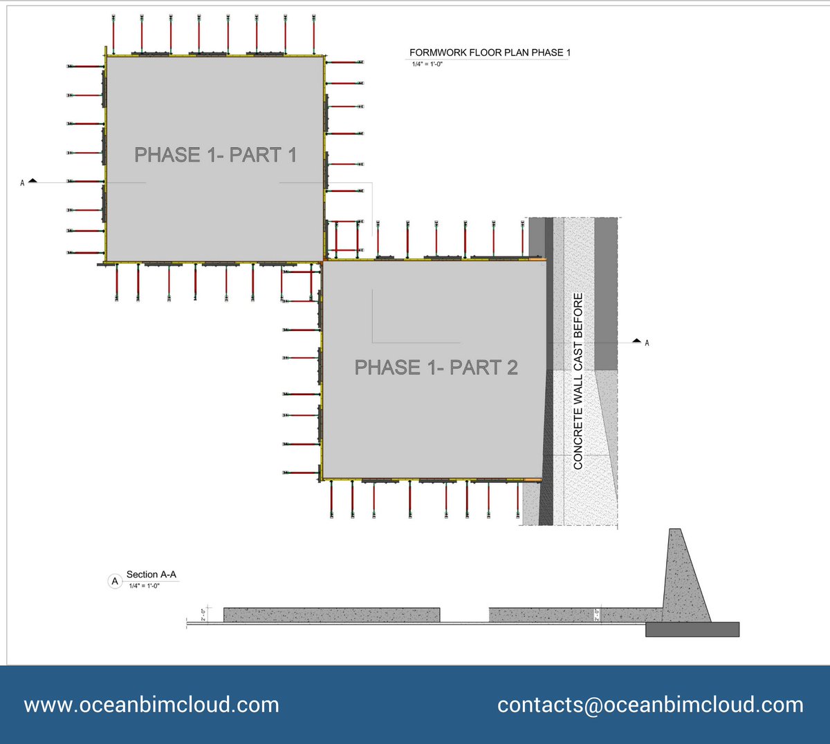oceanbim's tweet image. We are happy to share with you the #slabformwork drawings we have completed for a client in the US.
We are oceanBIM, provide high-quality #formworkdrawings, #pourmapdrawings for your project.
Email: contacts@oceanbimcloud.com
Website: oceanbimcloud.com
Phone: +84973920602