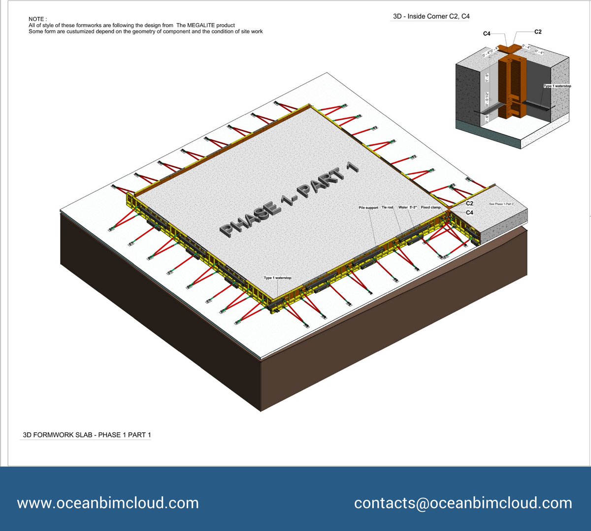 oceanbim's tweet image. We are happy to share with you the #slabformwork drawings we have completed for a client in the US.
We are oceanBIM, provide high-quality #formworkdrawings, #pourmapdrawings for your project.
Email: contacts@oceanbimcloud.com
Website: oceanbimcloud.com
Phone: +84973920602