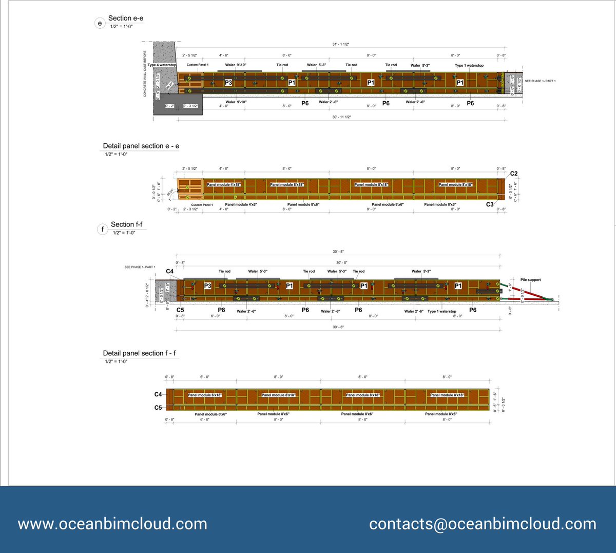 oceanbim's tweet image. We are happy to share with you the #slabformwork drawings we have completed for a client in the US.
We are oceanBIM, provide high-quality #formworkdrawings, #pourmapdrawings for your project.
Email: contacts@oceanbimcloud.com
Website: oceanbimcloud.com
Phone: +84973920602
