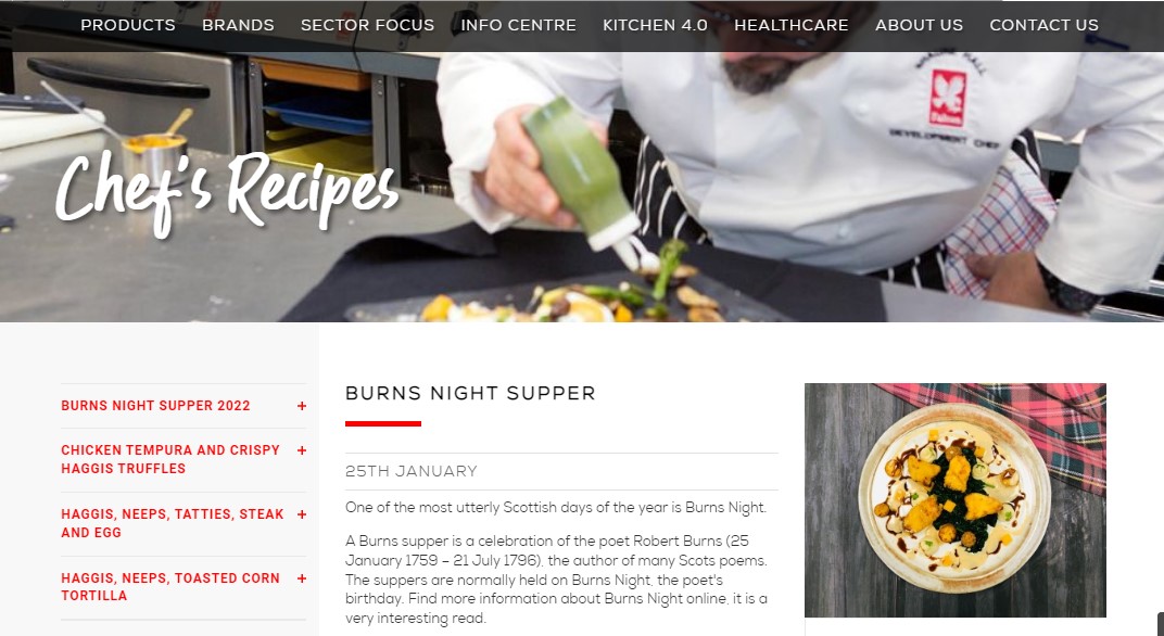 It's #BurnsNight tonight &amp; <a href="/FalconDevChef/">Falcon Chef</a> has cooked up a few special dishes to celebrate! Visit the Chef's Corner on our website to get the recipes for these tasty plates of food &amp; have yourself a delicious Burns Night! 

Get them here - bit.ly/3H0YGGw

#veganuary